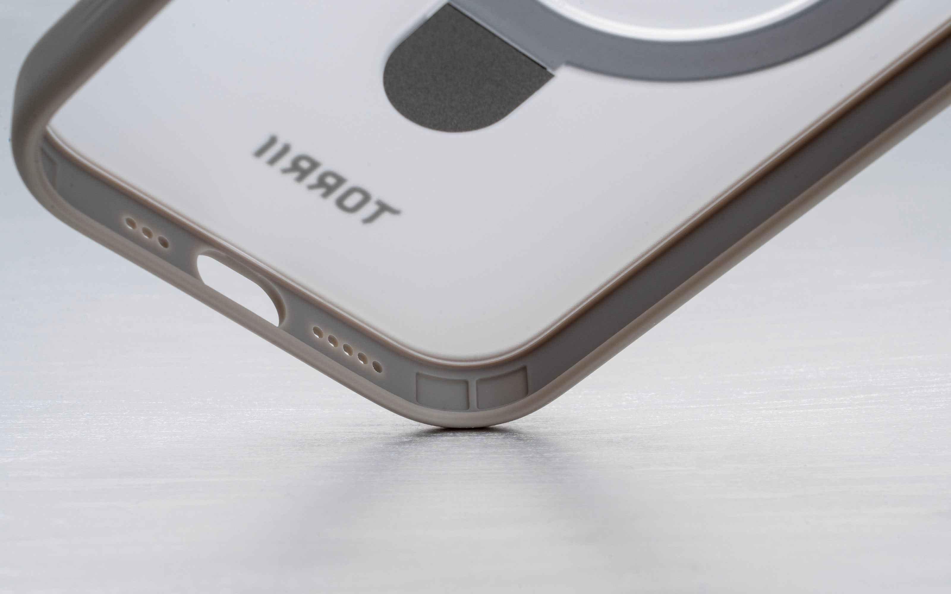 iPhone 15 Pro Max Torrii Torero Stand Case+Magsafe Compatible - Gray iPhone 15 Pro Max Torrii Torero Stand Case+Magsafe Compatible - Gray